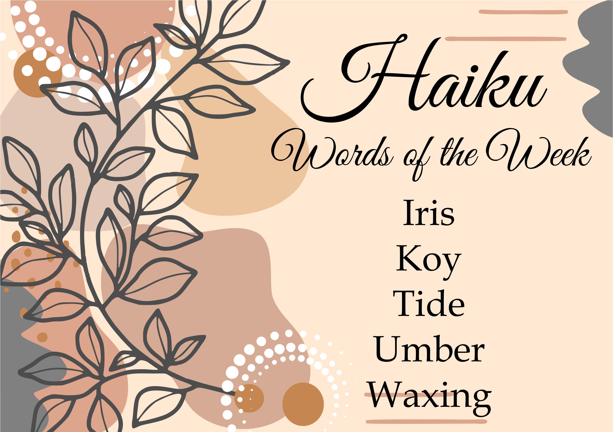 Haiku artwork