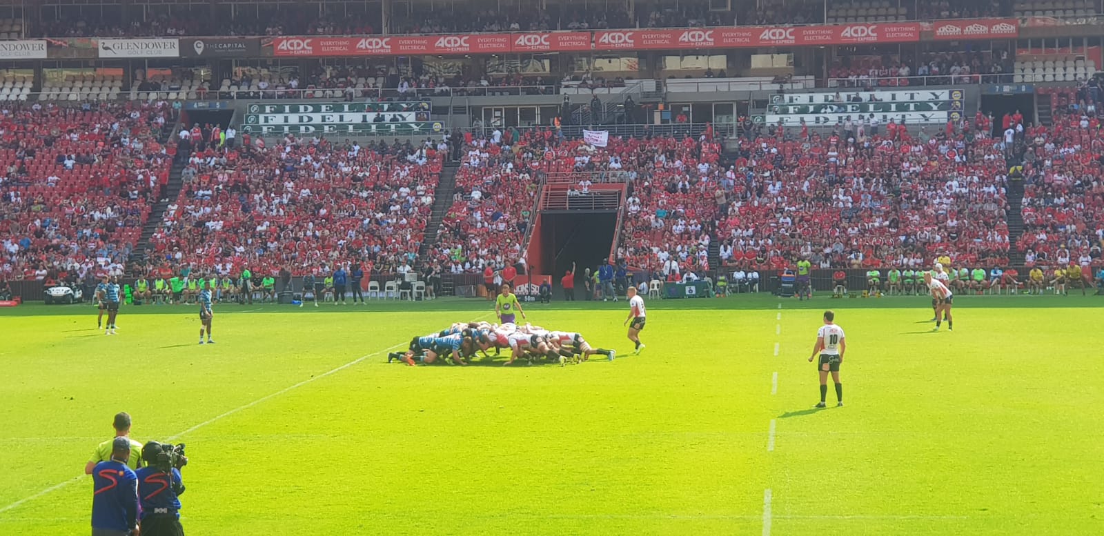 Rugby Match Action